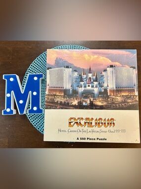 NEW Vintage Excalibur “Las Vegas” Nevada, PUZZLE - 550 Pieces, Vtg